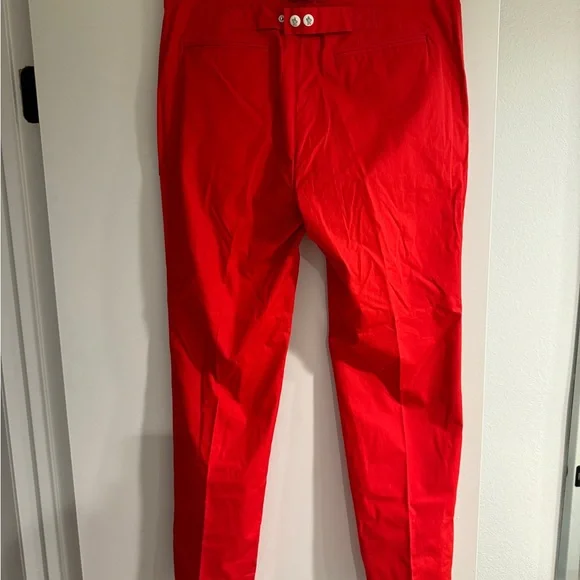 NWOT Moncler Game Bleu Red casual pants brandsize 2 or US 31x32